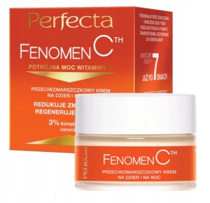 Krem przeciwstarzeniowy do twarzy Perfecta Fenomen C dzień i noc 50 ml