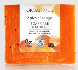 Organique Mydło pielęgnujące spicy orange 100g