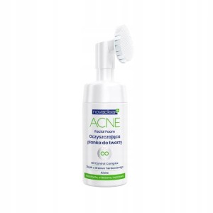 Novaclear Acne oczyszczająca pianka do twarzy ze szczoteczką 100 ml
