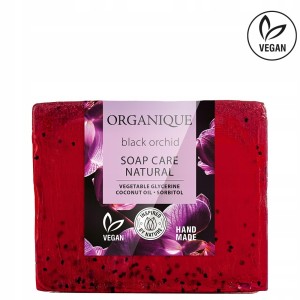 ORGANIQUE Mydło nat. pielęg. 100g Black Orchid $&
