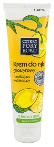 CZTERY PORY ROKU Krem glicerynowy d/rąk 130ml CYTRYNA