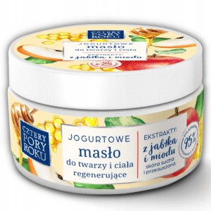 CZTERY PORY ROKU Masło jog. d/twarzy i ciała 250ml JABŁKO&MIÓD