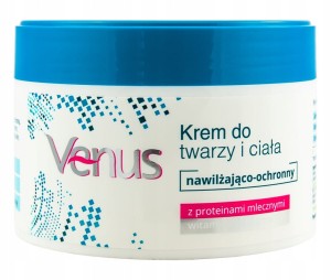 VENUS Krem d/twarzy i ciała 250ml z proteinami i wit. E
