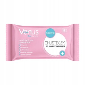 VENUS Chusteczki d/hig. intymnej 15szt.