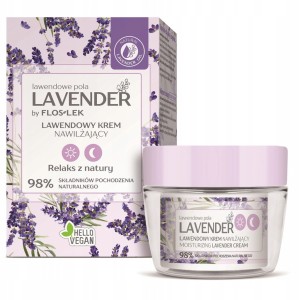 Lawendowy krem nawilżający na dzień i na noc [ECO zestaw]