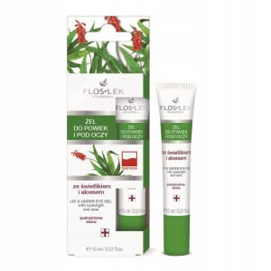 Żel do powiek i pod oczy ze świetlikiem i aloesem