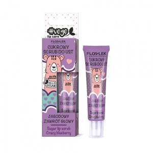 Cukrowy scrub do ust jagodowy zawrót głowy