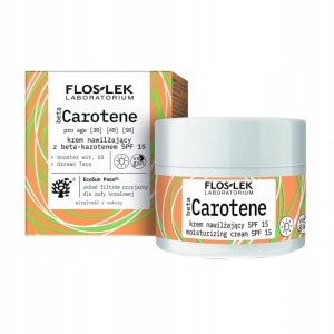 Krem nawilżający z beta-karotenem SPF 15 na dzień